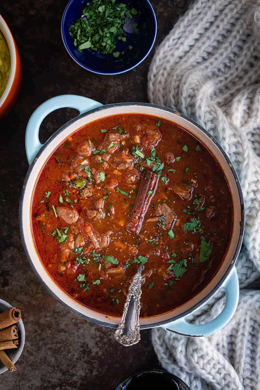 GREEK KOKKINISTO-BEEF STEW